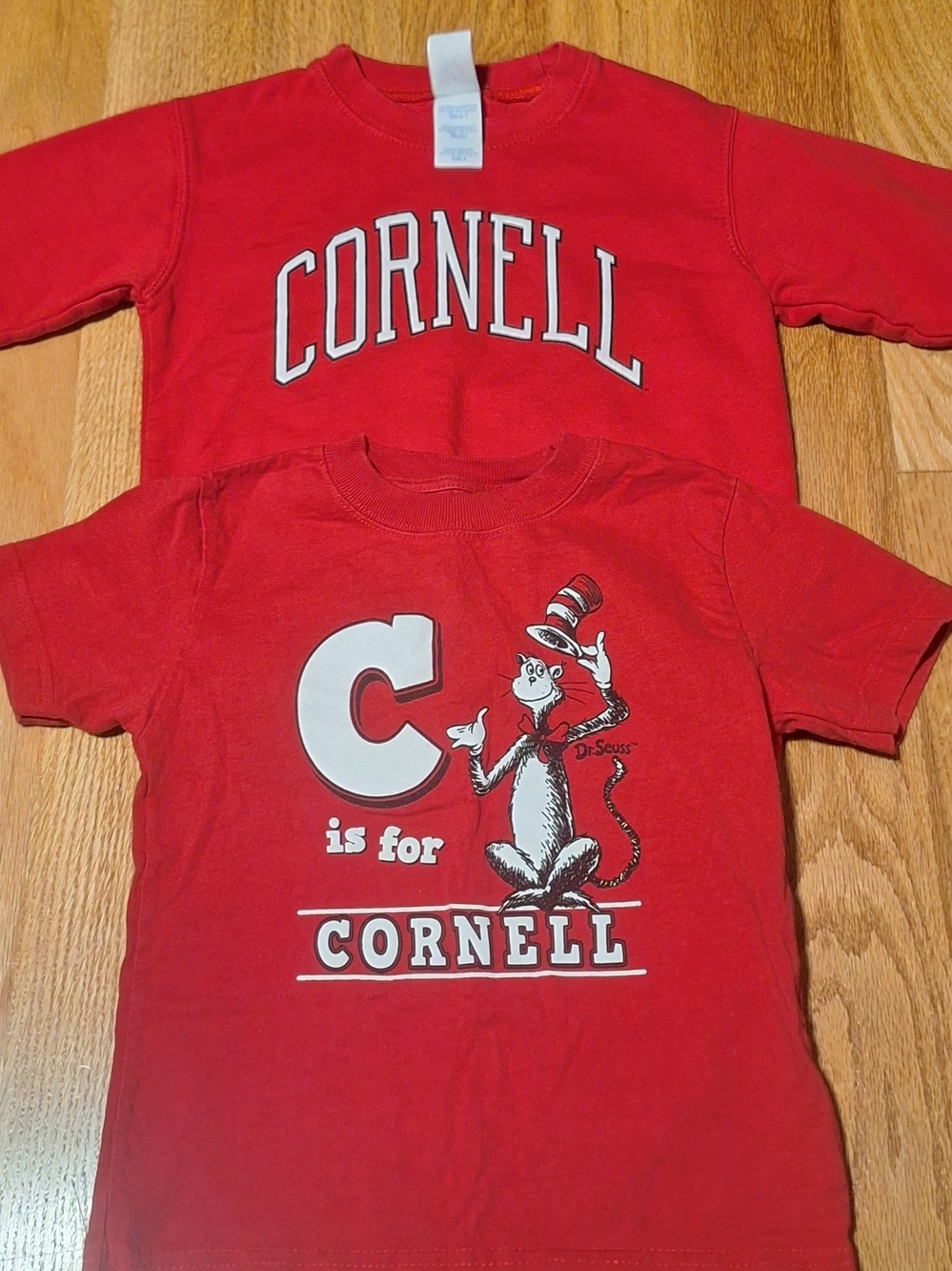 Y2K Cornell University Toddler Set Long Sleeve Sweater Sz 4 Short Sleeve Tee 3T